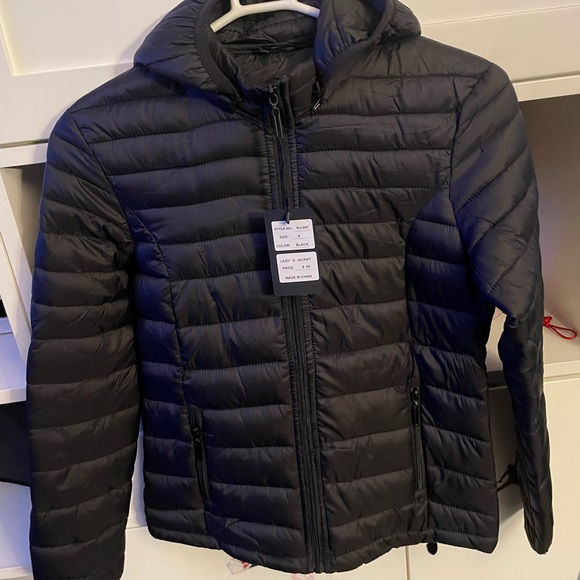 Winter Women Thin Padded Jacket Coat Lady Short Parka Outdoor - Picture 7 of 7